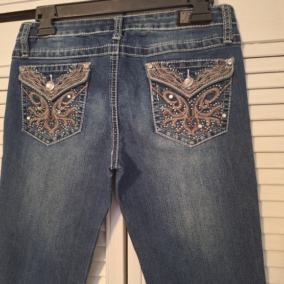 Earl bootcut jewel jeans sz 5 *M1 - Picture 2 of 5